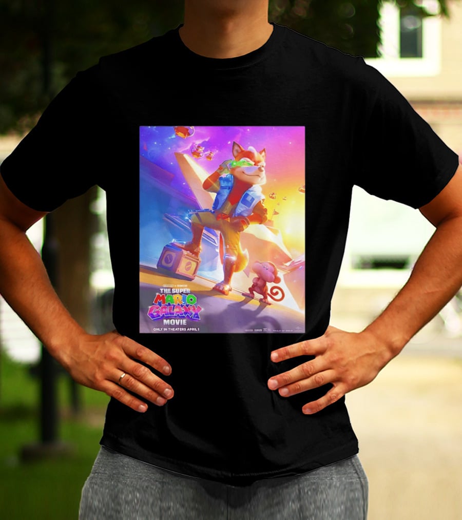 The Super Mario Galaxy Movie Featuring Fox McCloud Teaser T-Shirt