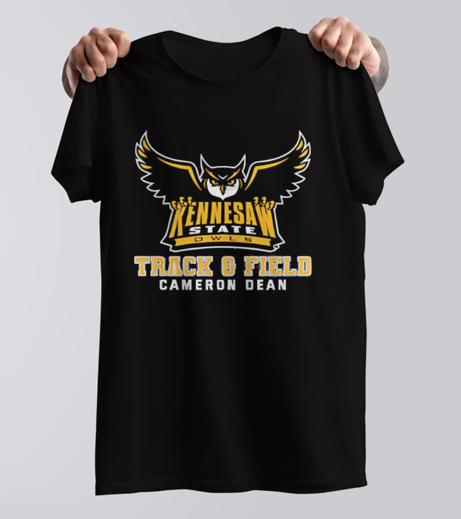 Kennesaw State Owls Track And Field Cameron Dean University Sports Gear T-Shirt