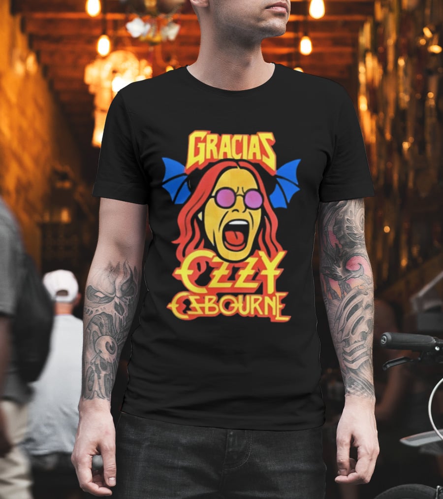 Gracias Ozzy Osbourne Colorful T-Shirt