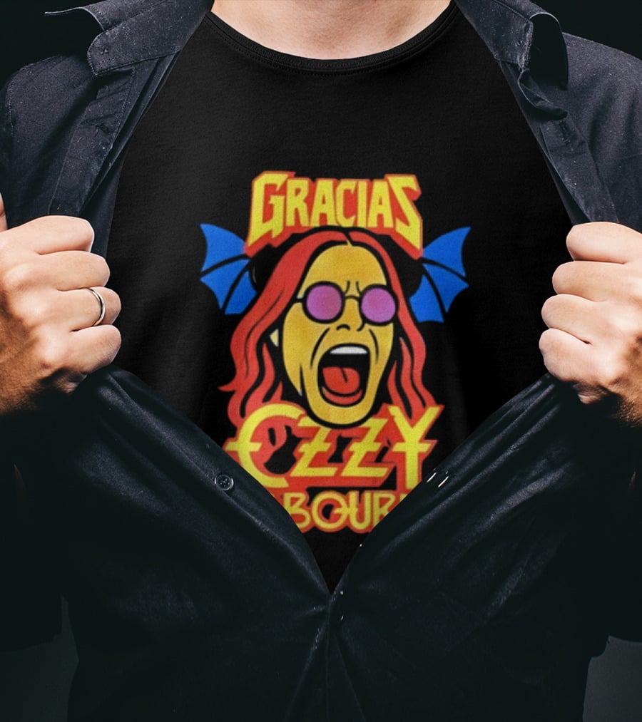 Gracias Ozzy Osbourne Colorful T-Shirt