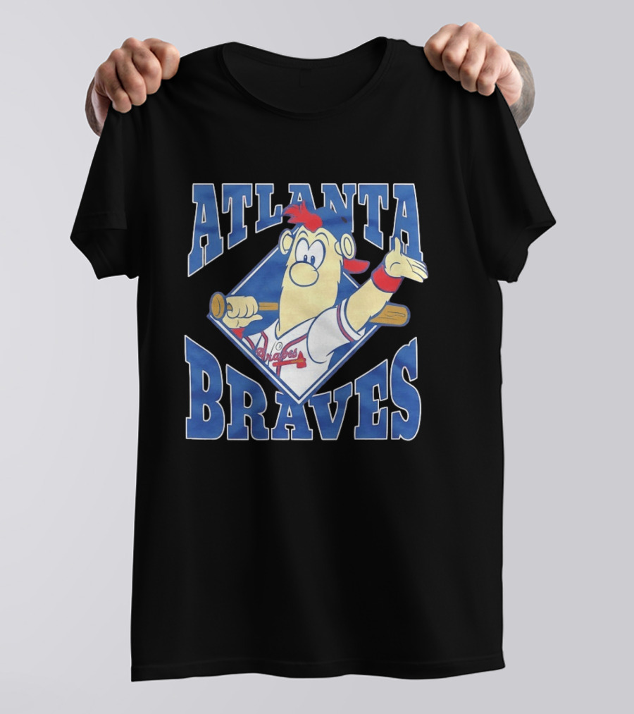 Atlanta Braves Blooper MLB Baseball T-Shirt