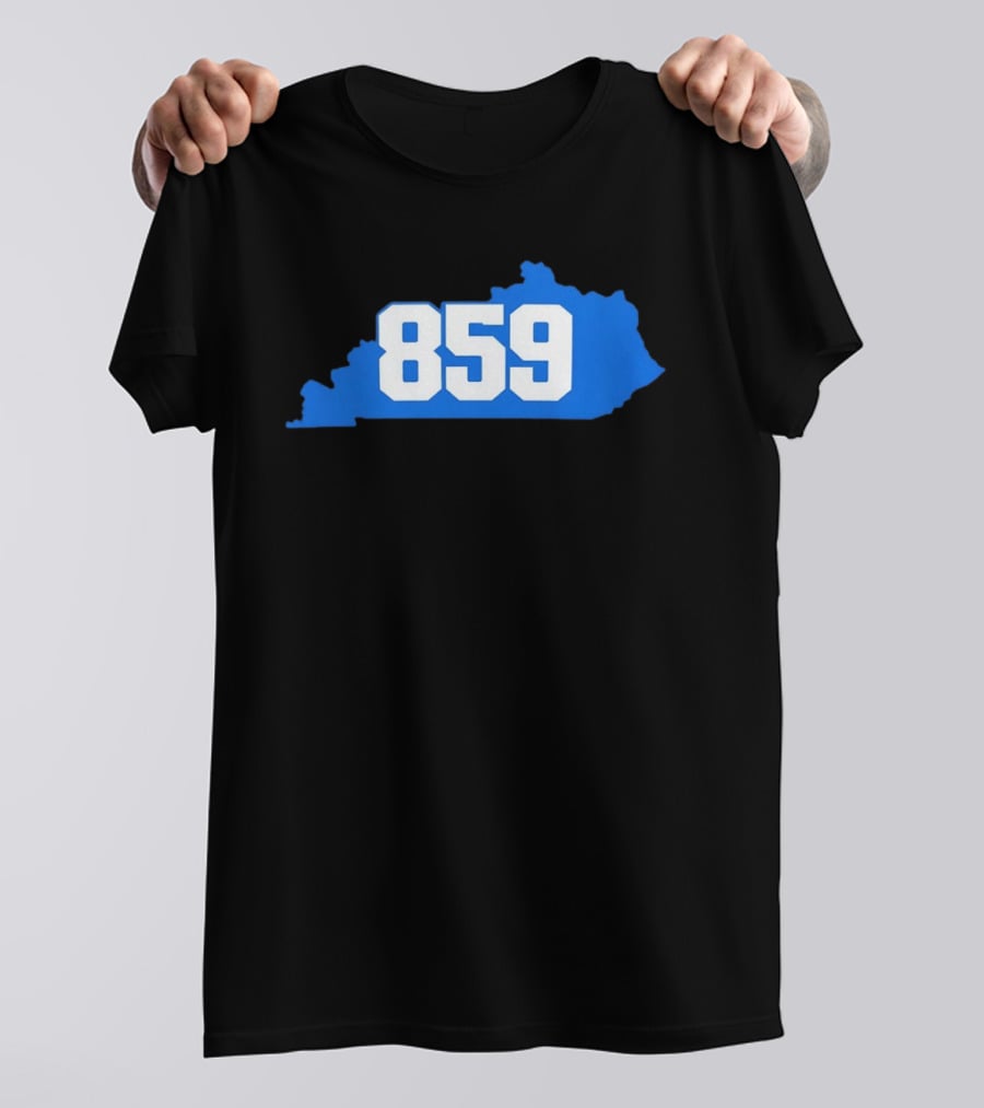 Kentucky Bluegrass Region 859 Area Code T-Shirt