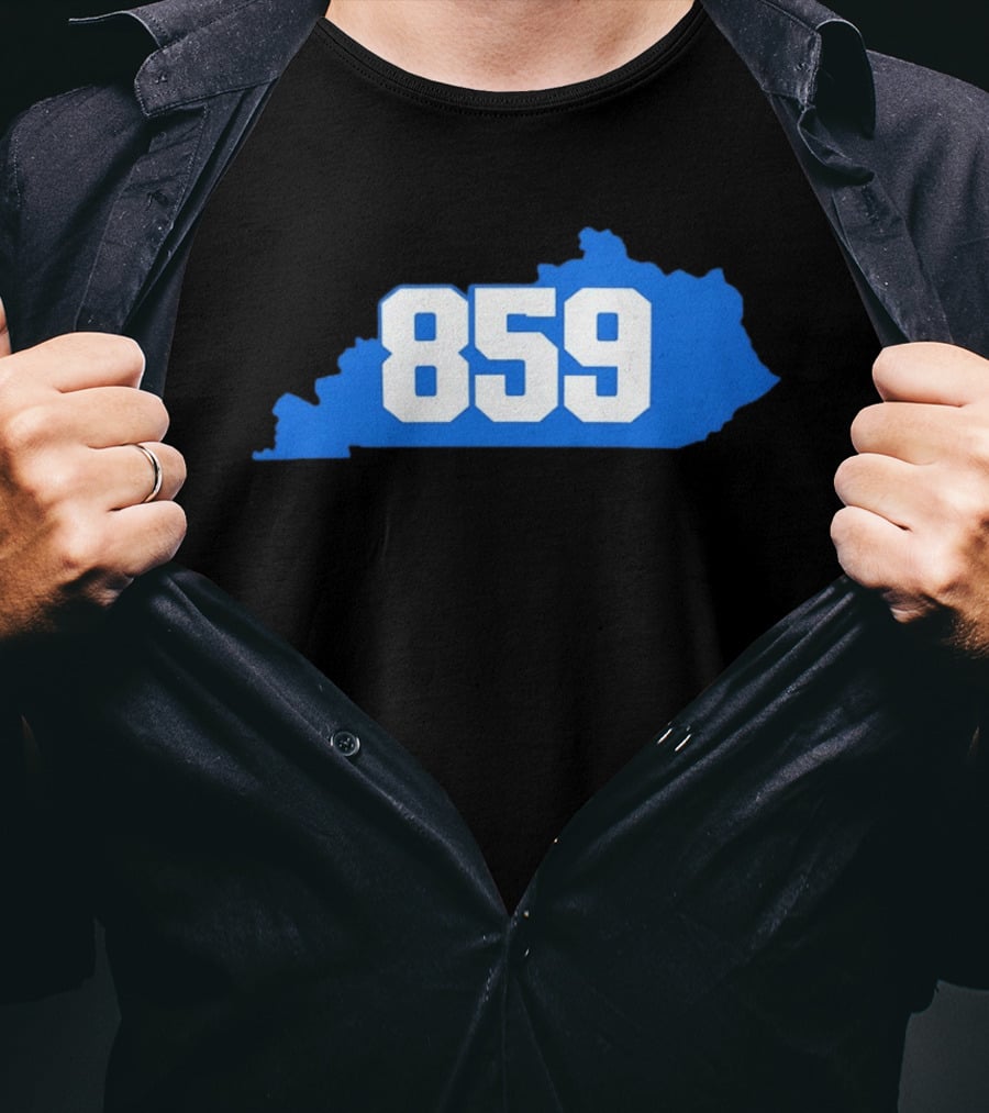 Kentucky Bluegrass Region 859 Area Code T-Shirt