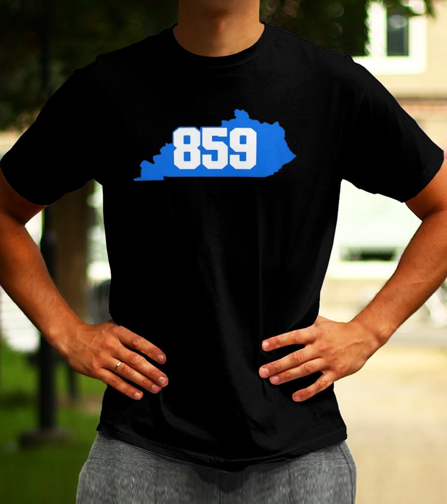 Kentucky Bluegrass Region 859 Area Code T-Shirt