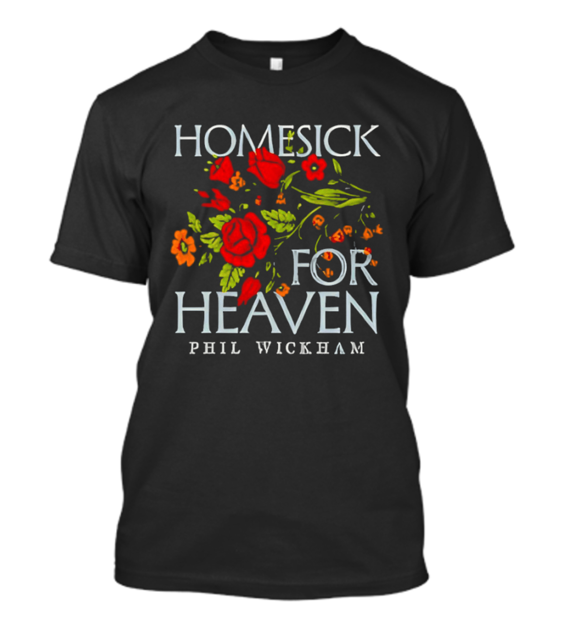 Phil Wickham Homesick For Heaven Floral Rose T-Shirt