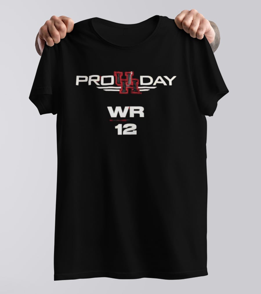 Houston Cougars Pro Day WR 12 T-Shirt