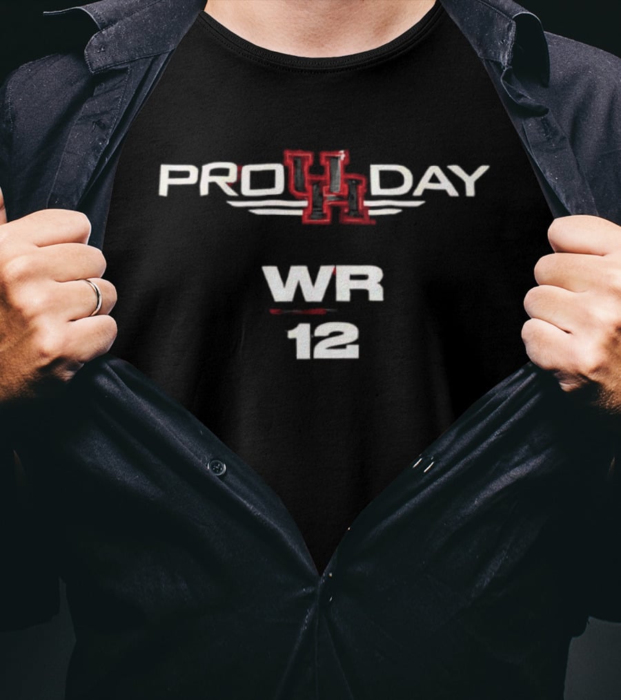 Houston Cougars Pro Day WR 12 T-Shirt
