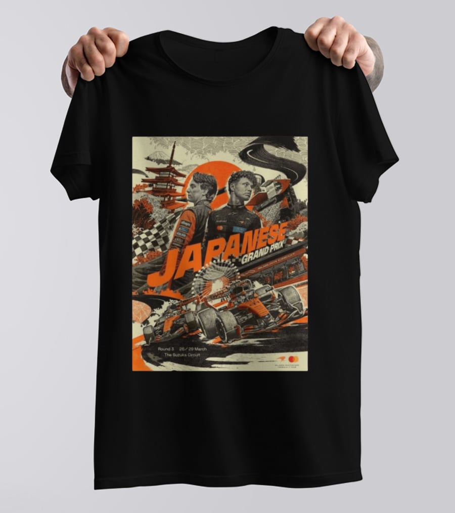 McLaren Mastercard Formula 1 Team Japanese Grand Prix 2026 Suzuka Circuit March 26 29 T-Shirt