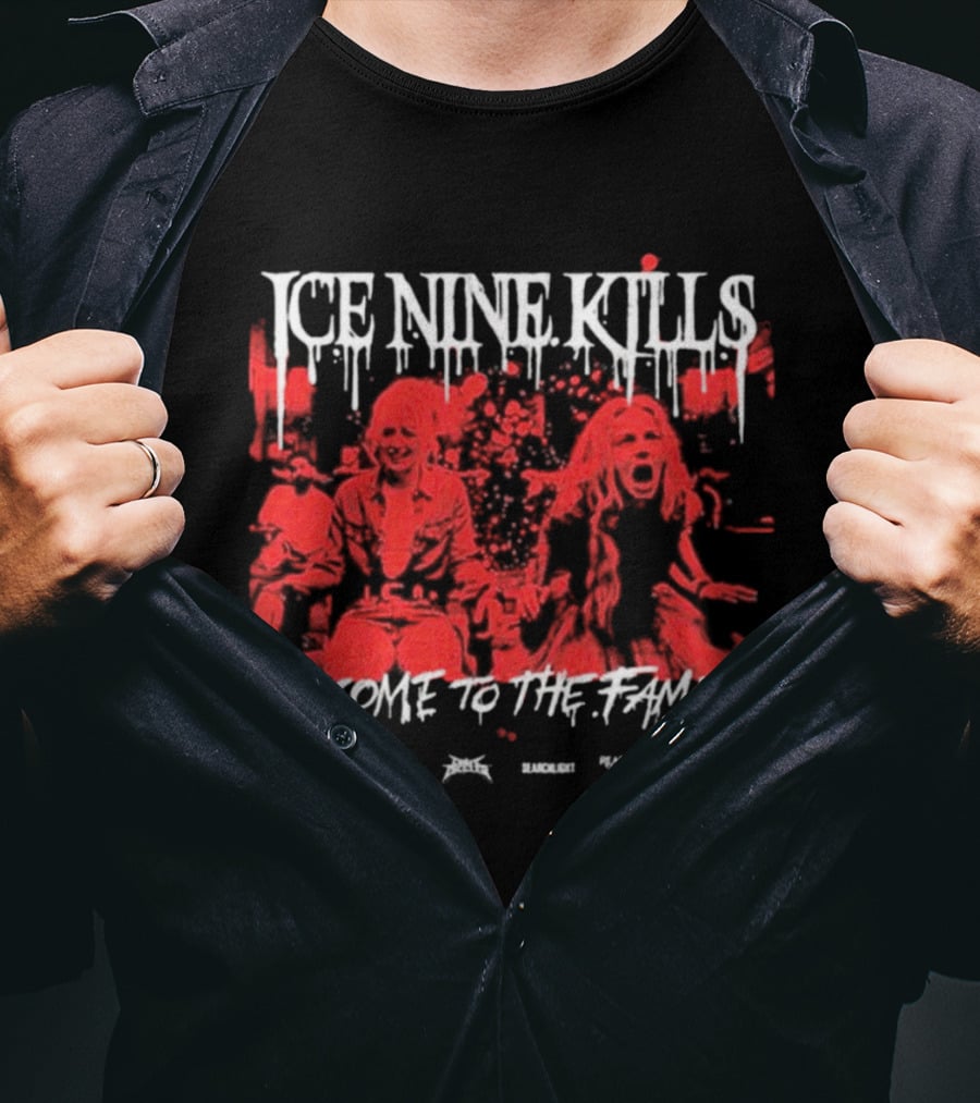 Ice Nine Kills Welcome To The Family Horror Scene T-Shirt