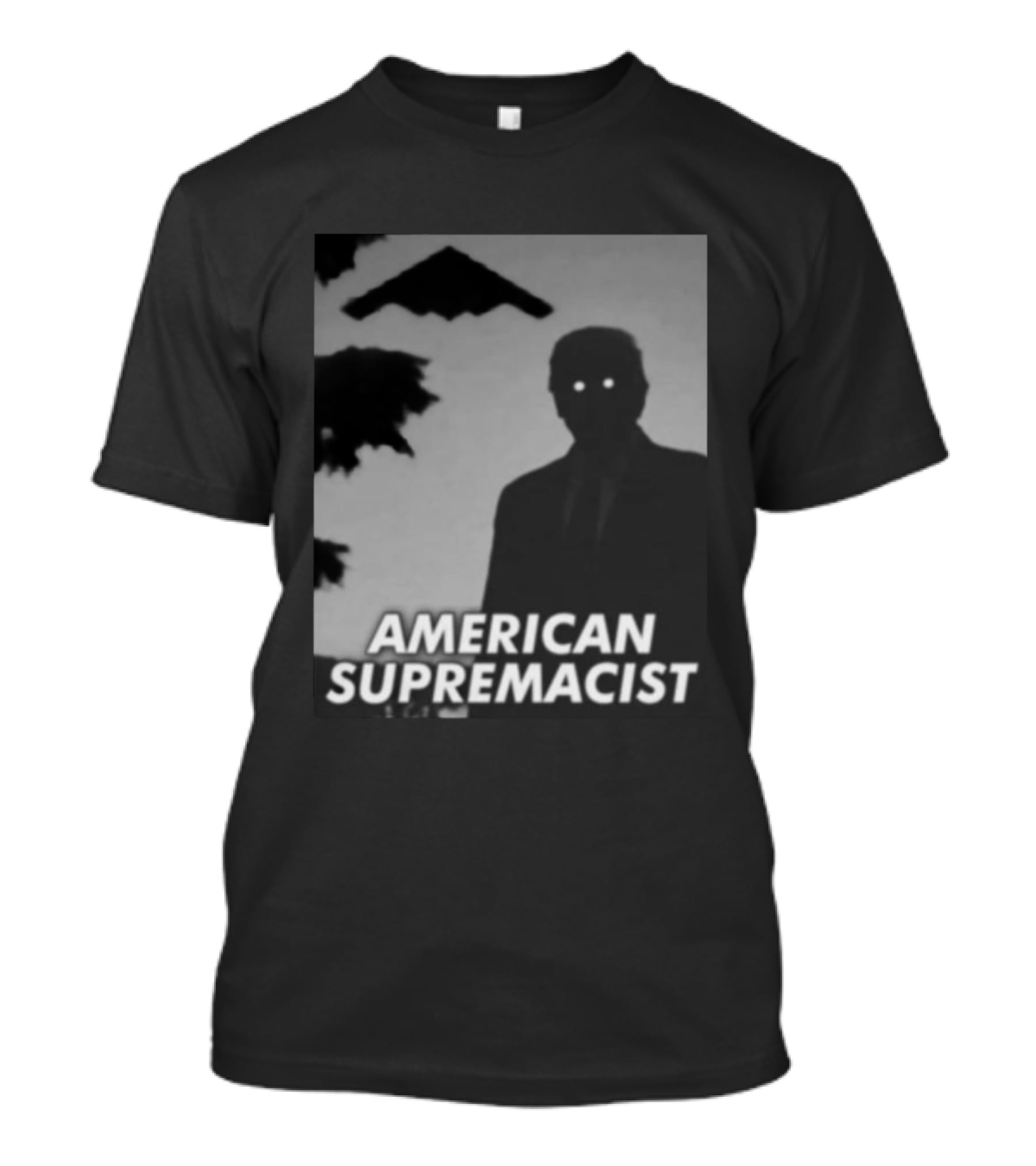 American Supremacist Donal Trump Silhouette Eyes B2 T-Shirt