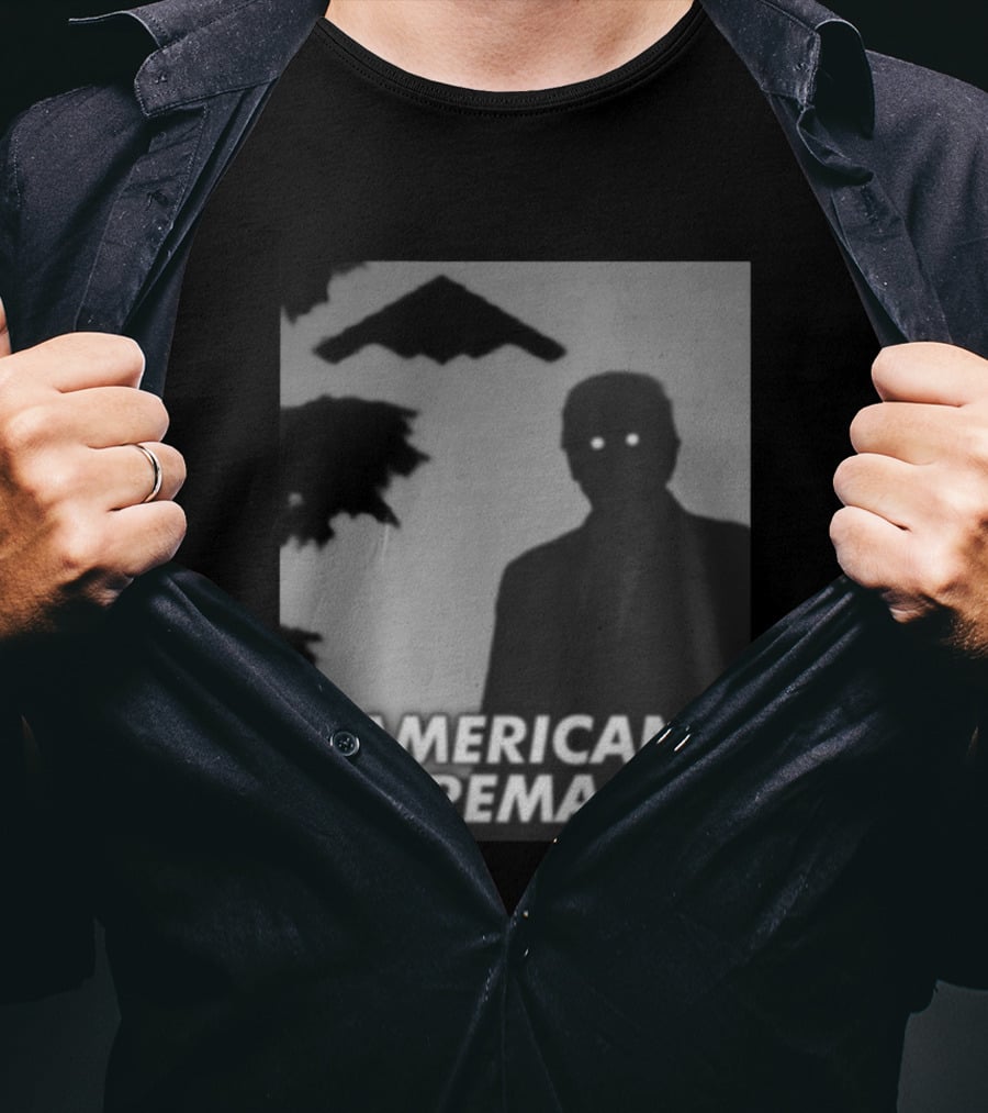 American Supremacist Donal Trump Silhouette Eyes B2 T-Shirt