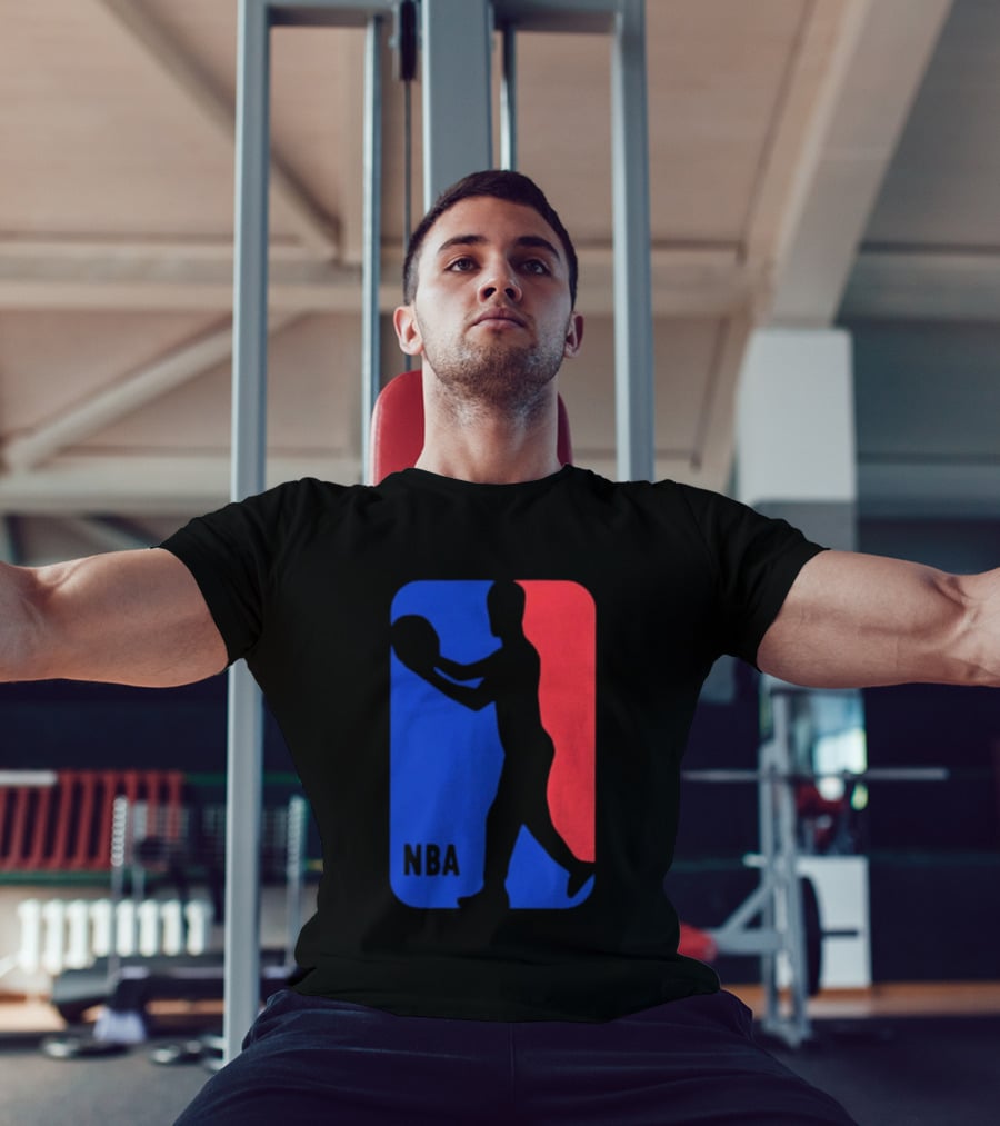 NBA Basketball Player Blue Red T-Shirt