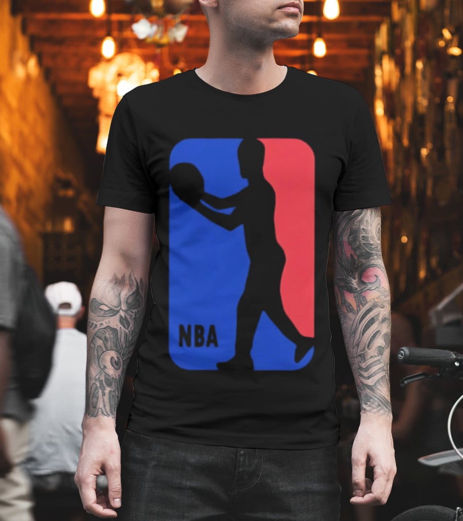 NBA Basketball Player Blue Red T-Shirt