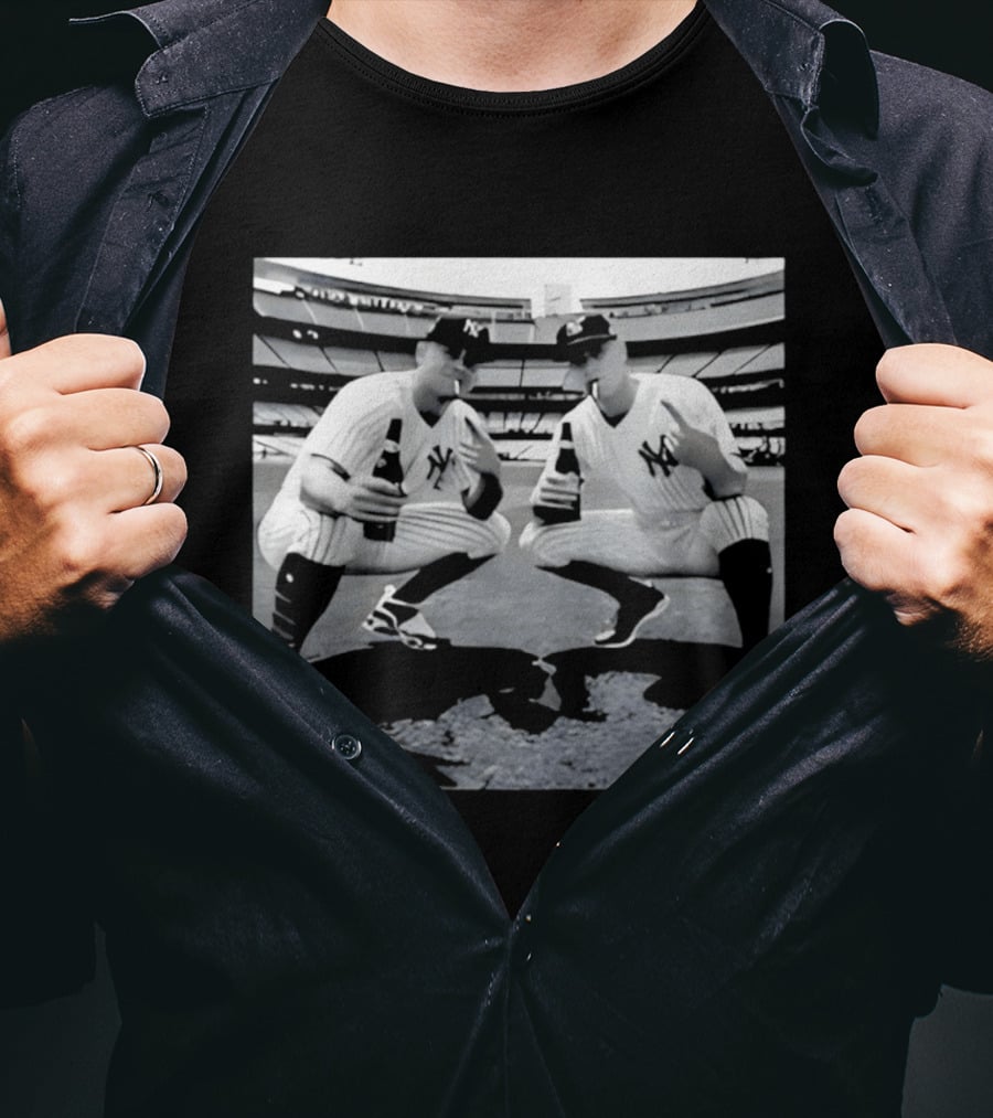 New York Yankees Friends Middle Finger Beer Stadium Baseball T-Shirt