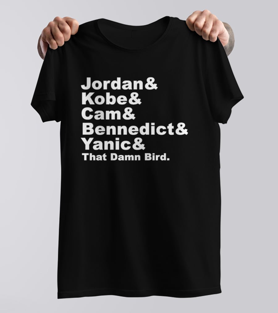 Jordan Kobe Cam Bennedict Yanic Los Angeles Clippers That Damn Bird T-Shirt