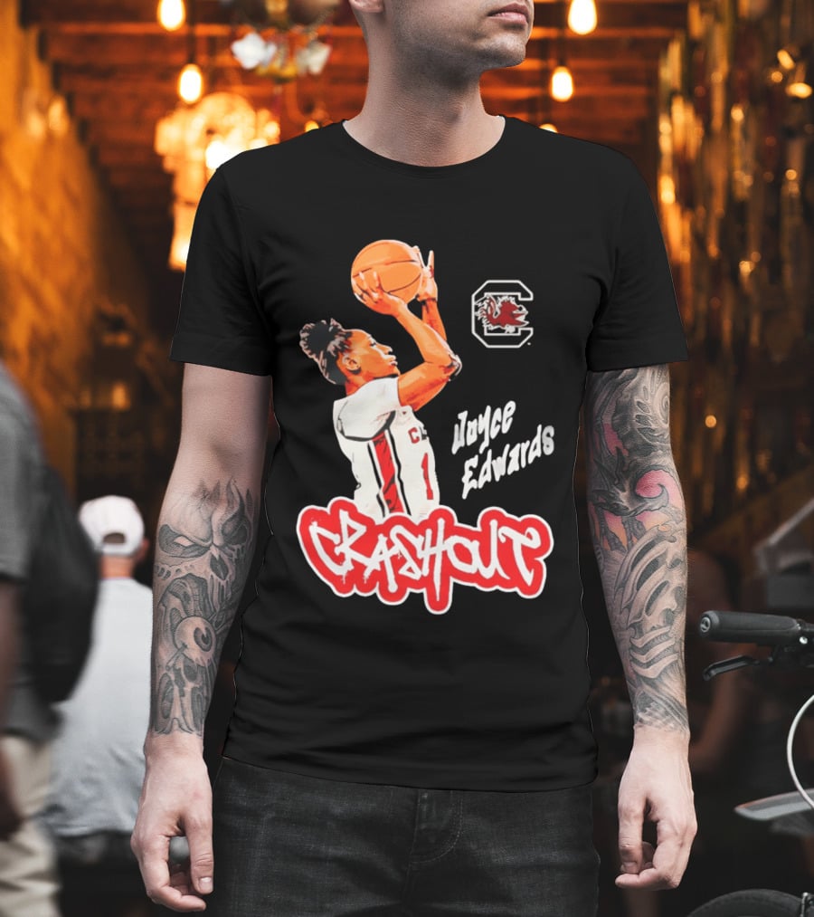Joyce Edwards Crashout South Carolina Gamecocks Basketball T-Shirt