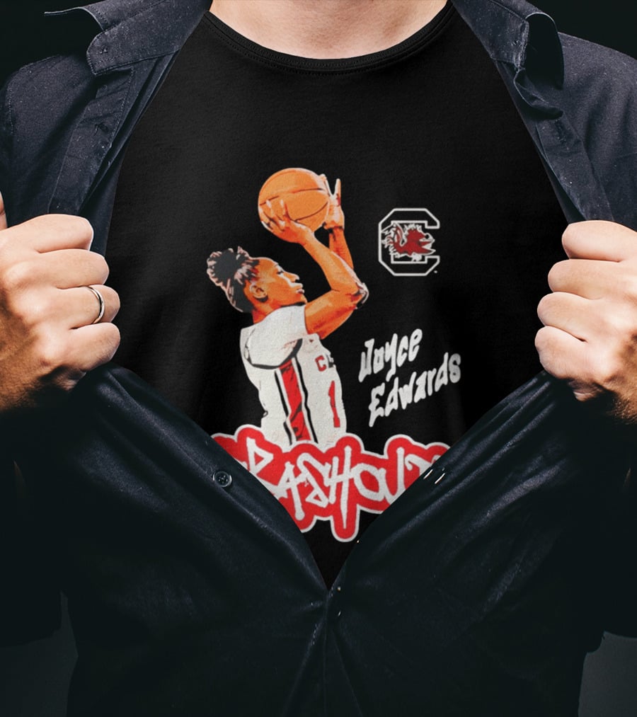 Joyce Edwards Crashout South Carolina Gamecocks Basketball T-Shirt