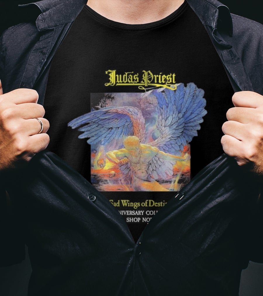 Judas Priest Sad Wings Of Destiny 50th Anniversary Collection T-Shirt