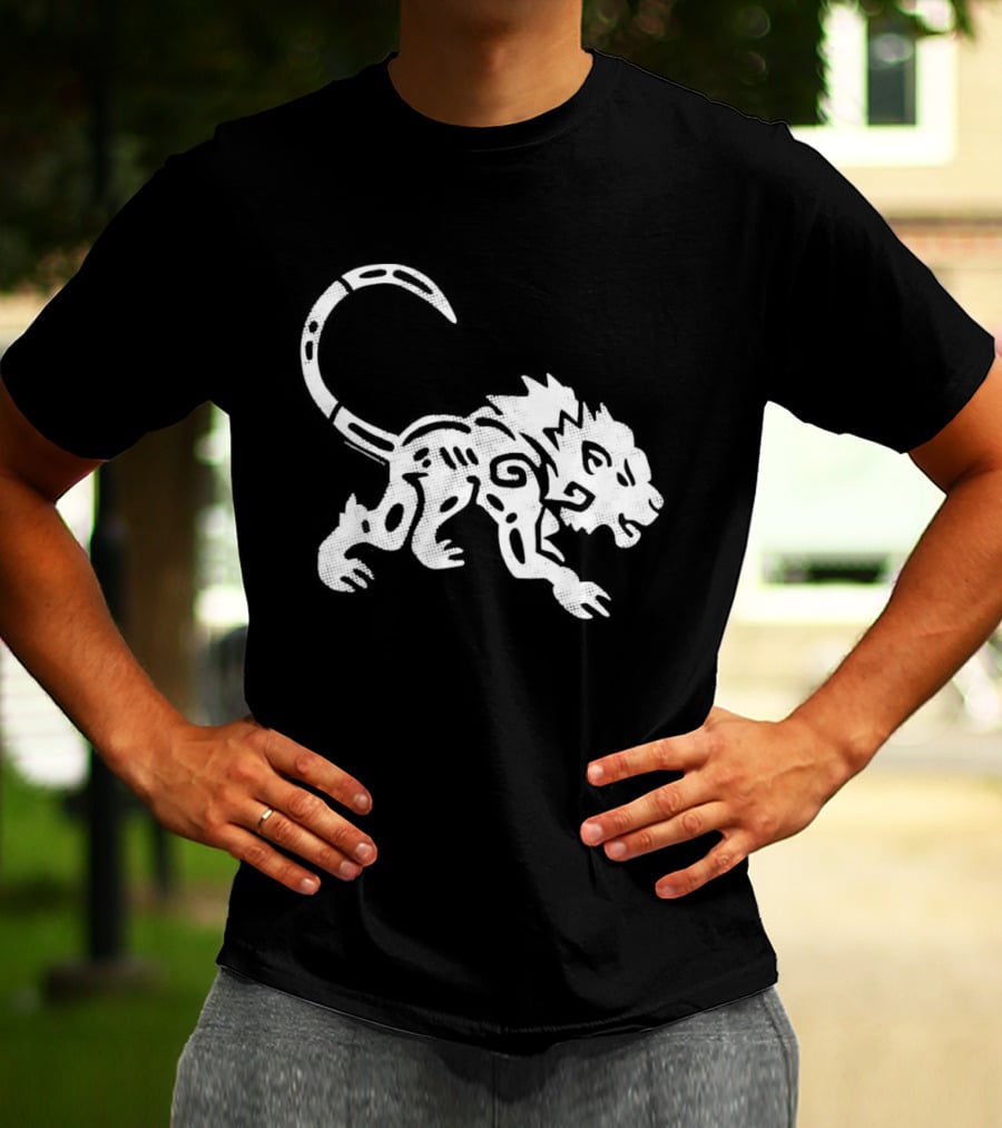 Wizard101 Hidden Temple Jaguars Embroidered White Jaguar T-Shirt