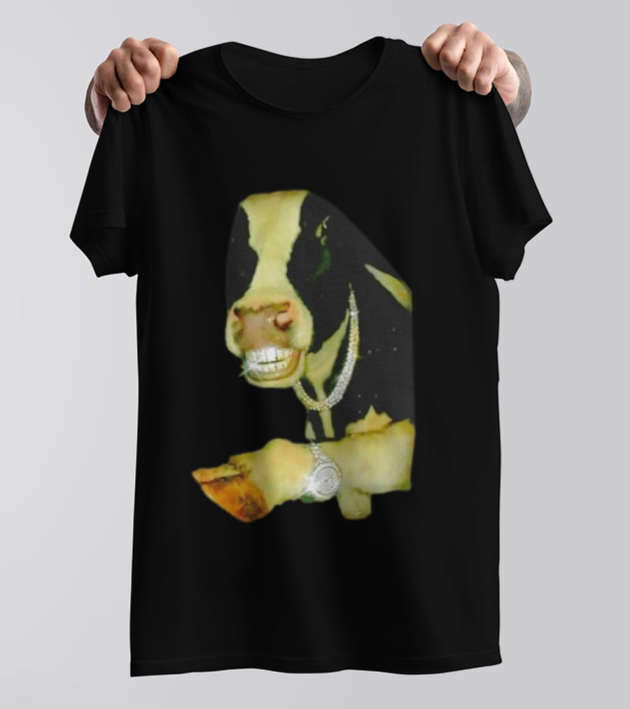 Rich Bull Grillz Bling Necklace And Jewelry T-Shirt