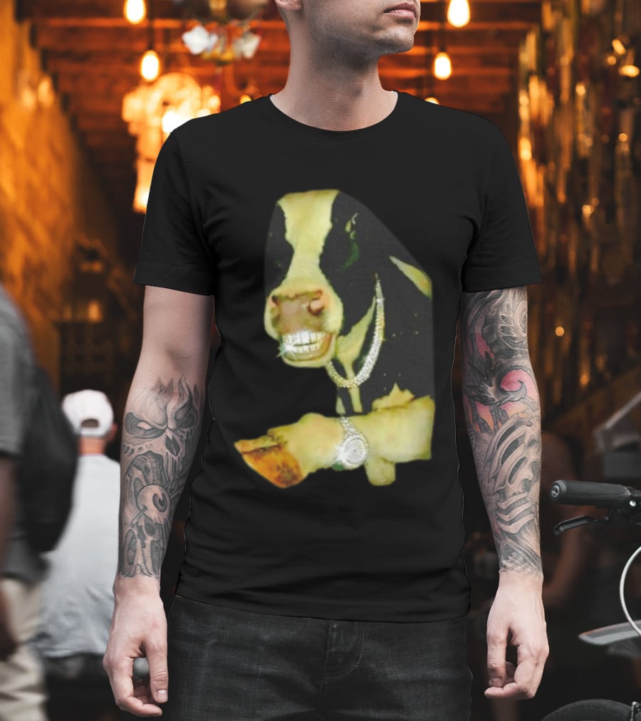 Rich Bull Grillz Bling Necklace And Jewelry T-Shirt