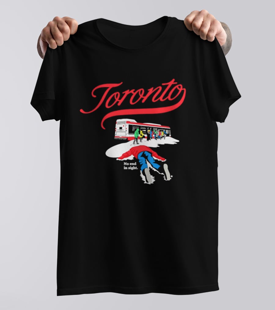 Toronto Transit Commission Bus No End In Sight T-Shirt