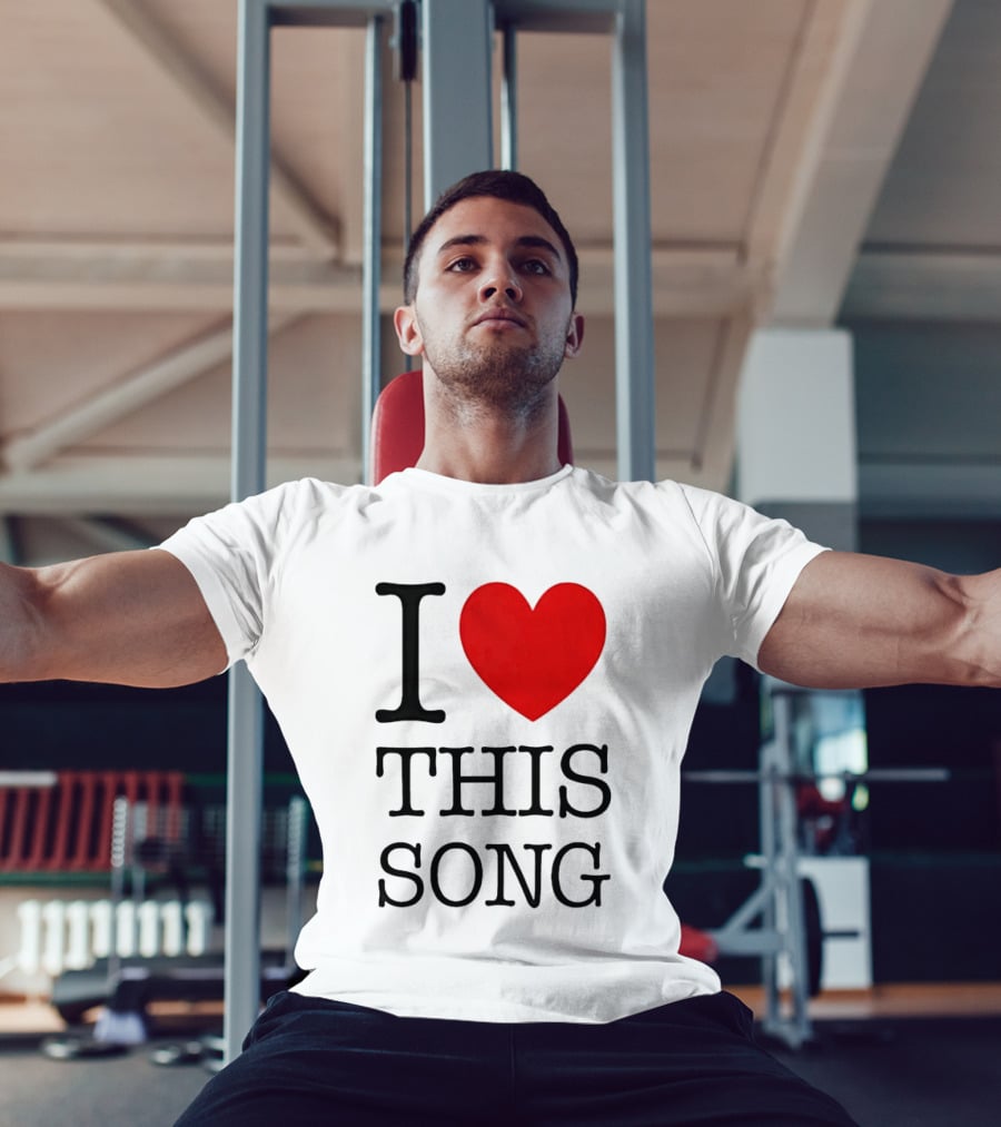 I Heart This Song Music Lover Enthusiast Trendy T-Shirt