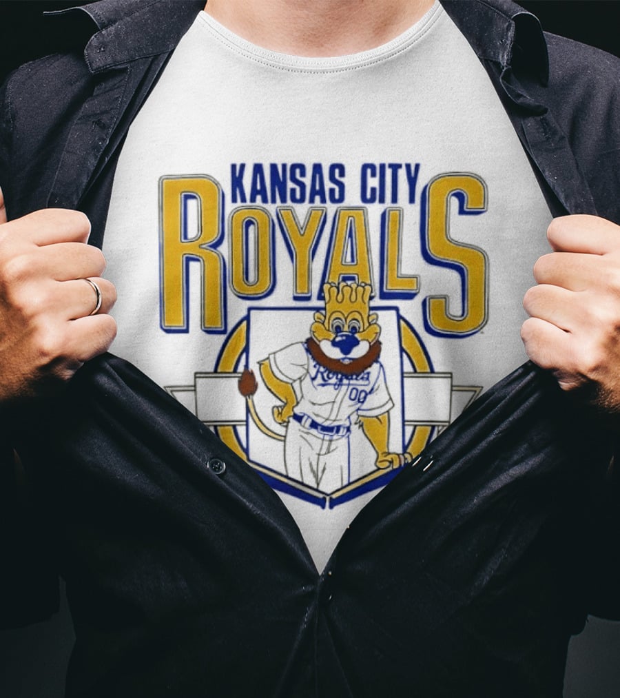 Kansas City Royals Sluggerrr Vintage Homage T-Shirt