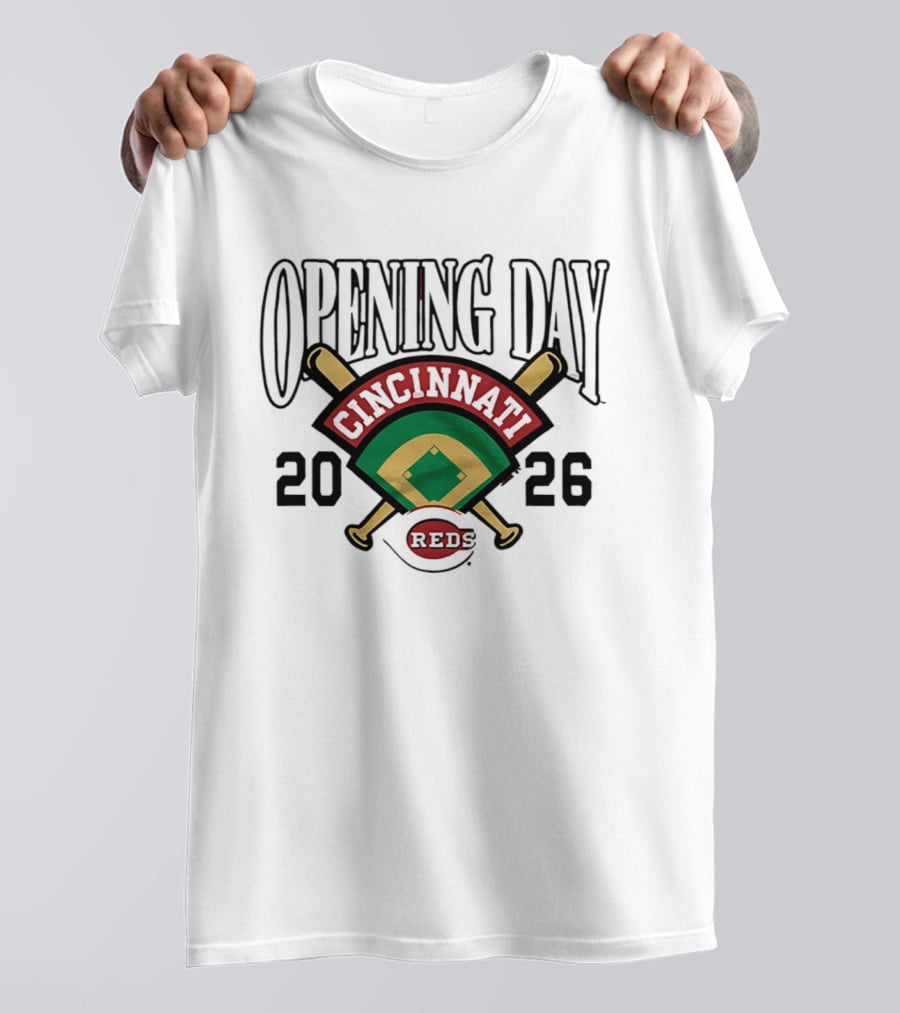 Opening Day 2026 Cincinnati Reds Baseball Event T-Shirt