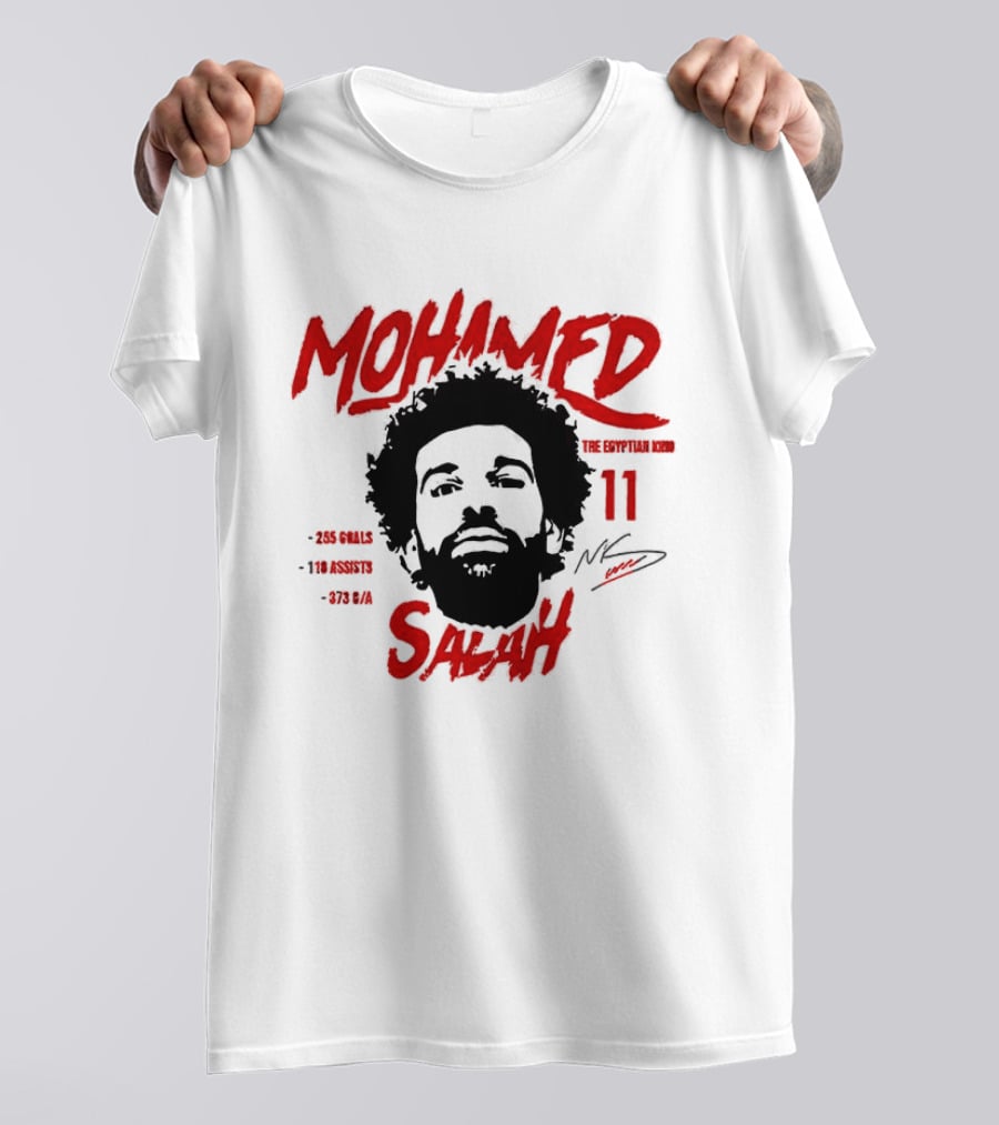 Liverpool Mohamed Salah Legend Number 11 King Of Goals T-Shirt