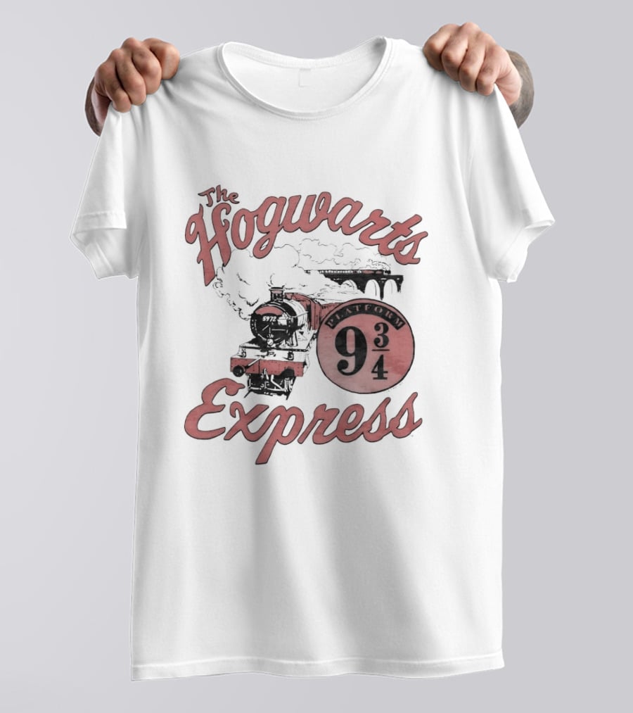 The Hogwarts Express Platform 9 3/4 Train With Smoke T-Shirt