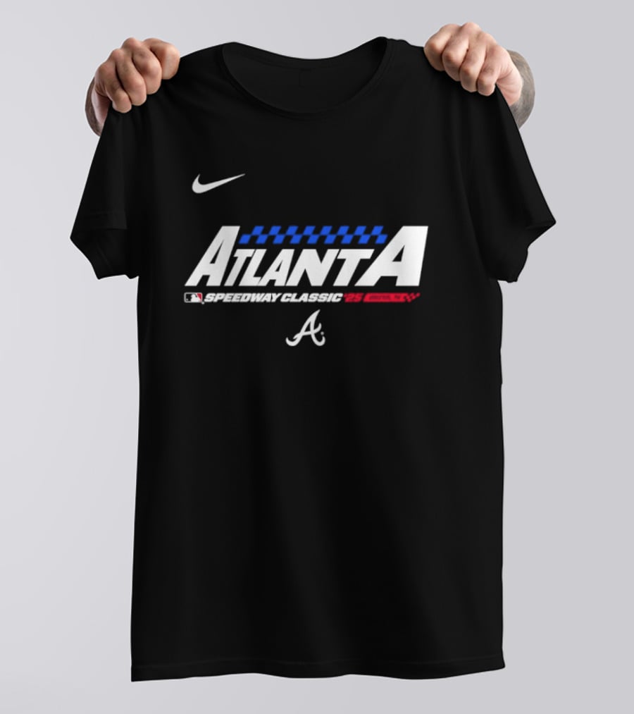 Atlanta Braves Speedway Classic 2025 Nike MLB T-Shirt