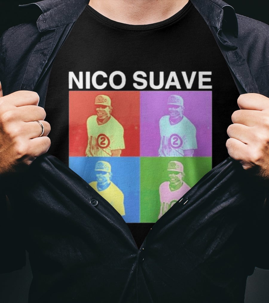 Nico Hoerner Nico Suave Chicago Cubs Player Number 2 Pop T-Shirt