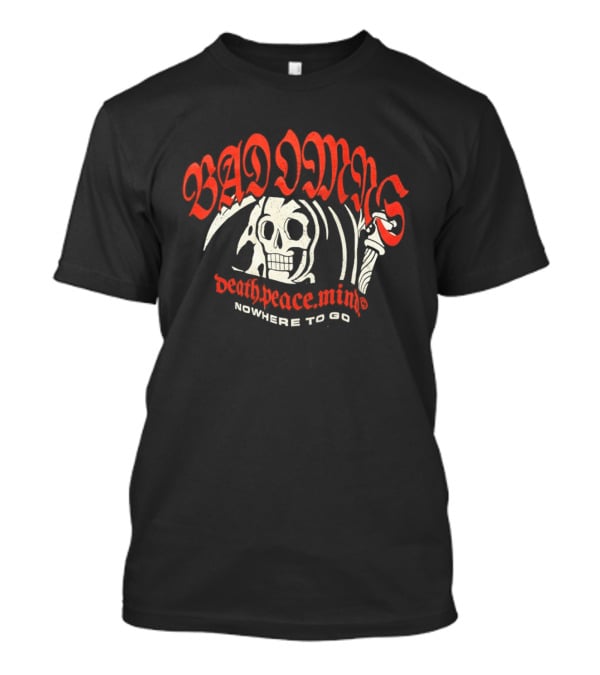 Bad Omens The Death Of Peace Of Mind Nowhere To Go Skull Reaper T-Shirt