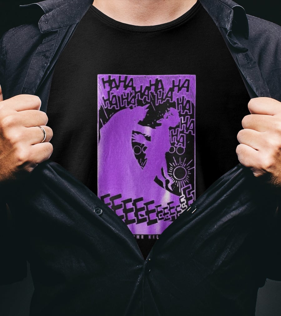 OVO X Batman X The Joker The Killing Joke Deluxe HAHAHA EEEEE T-Shirt