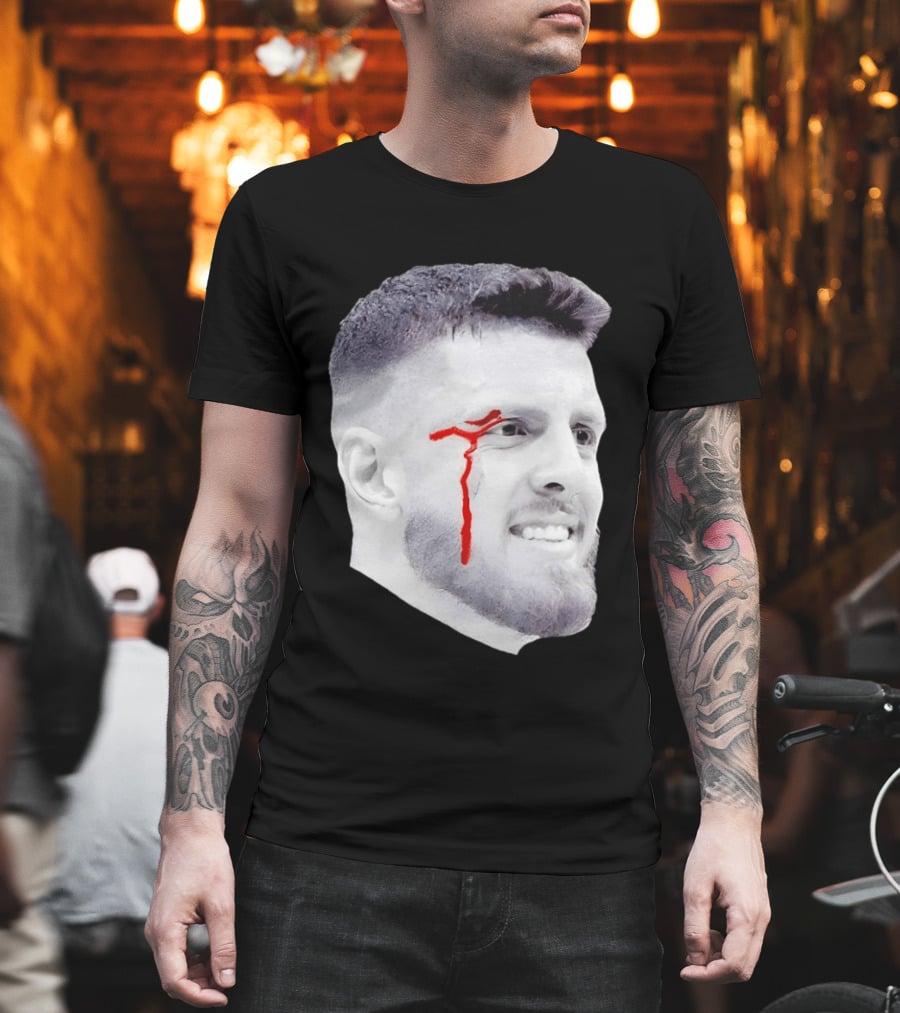 Isaiah Hartenstein IHart Bighead Bloody Face T-Shirt