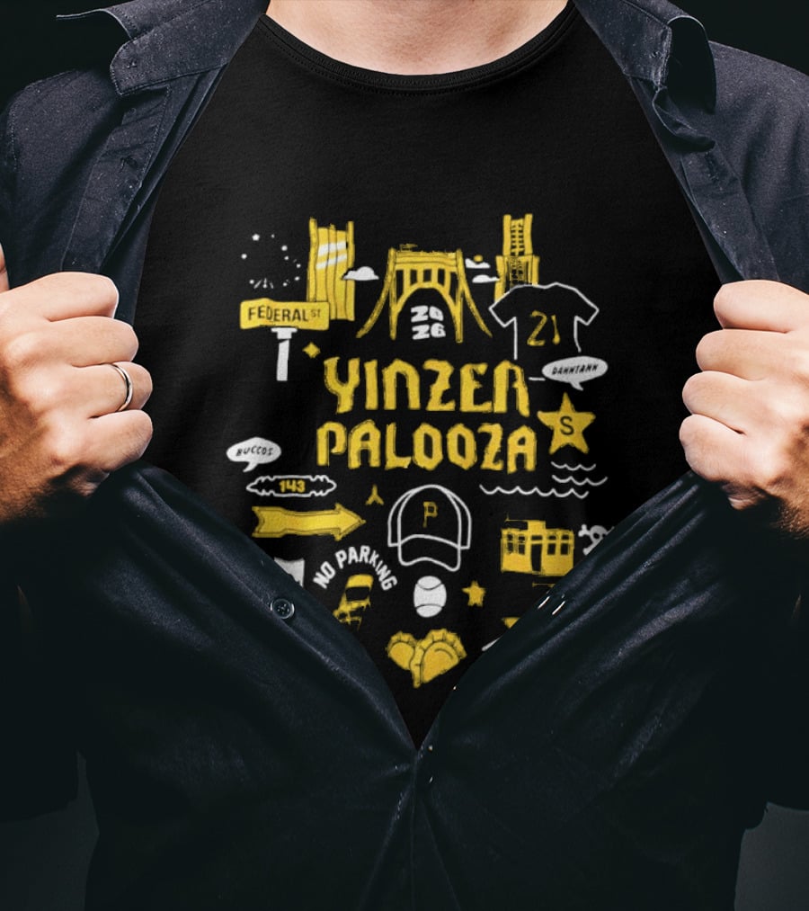Pirates Yinzerpalooza 21 Giveaway Pittsburgh Bridges T-Shirt