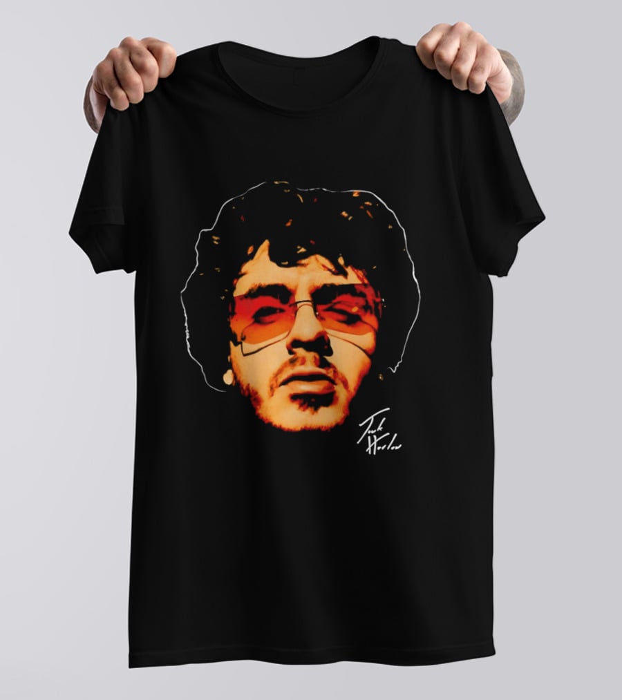 Jack Harlow Big Head Face Art With Signature T-Shirt