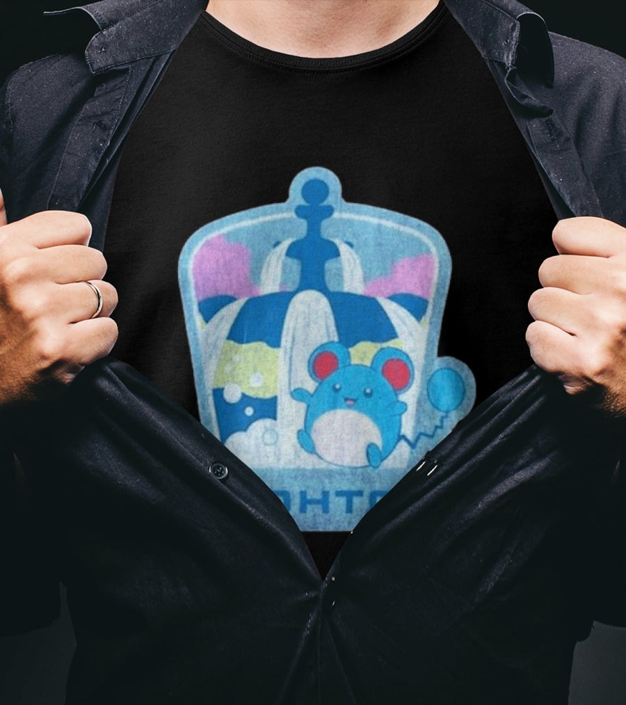 Johto Marill Fountain Explore Pokémon T-Shirt