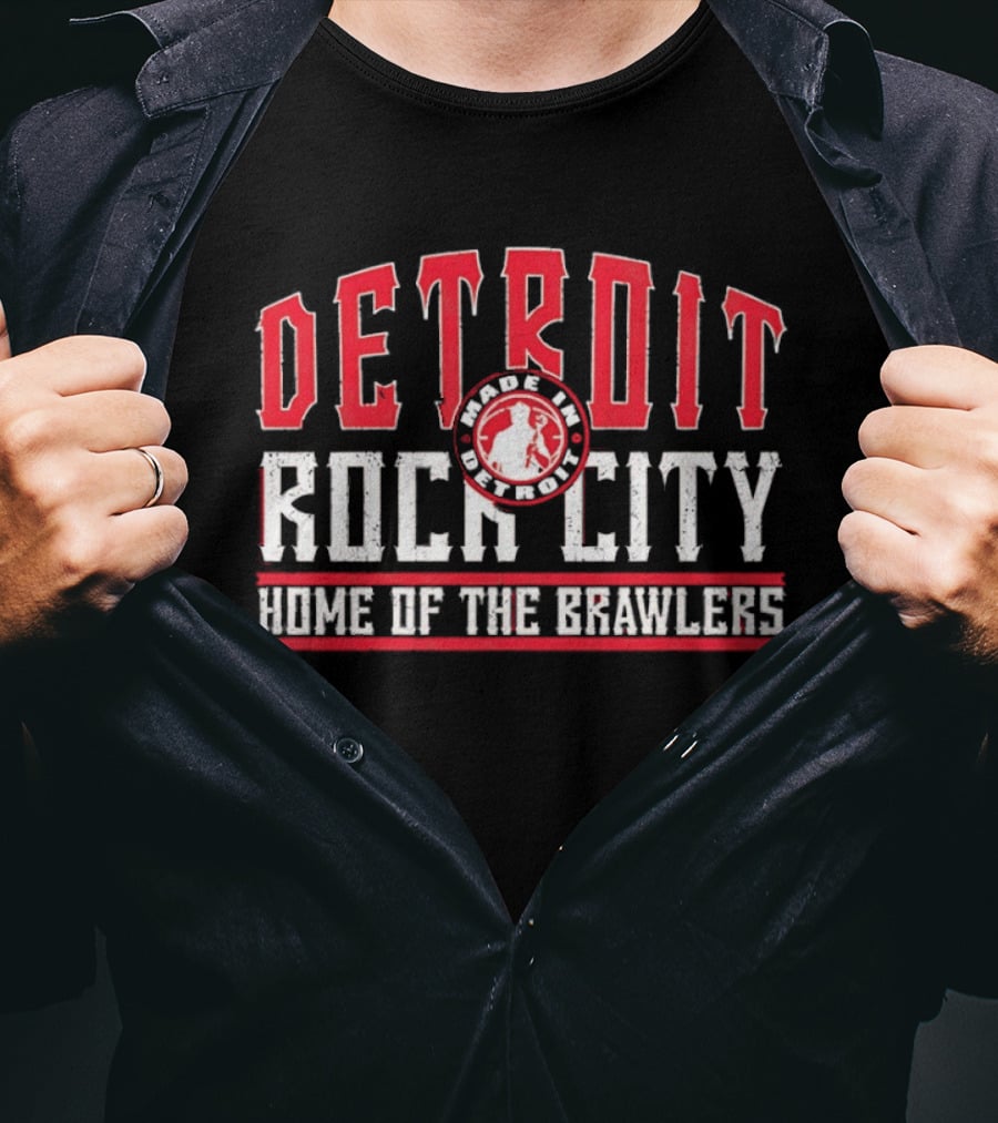 Detroit Rock City Home Of The Brawlers T-Shirt