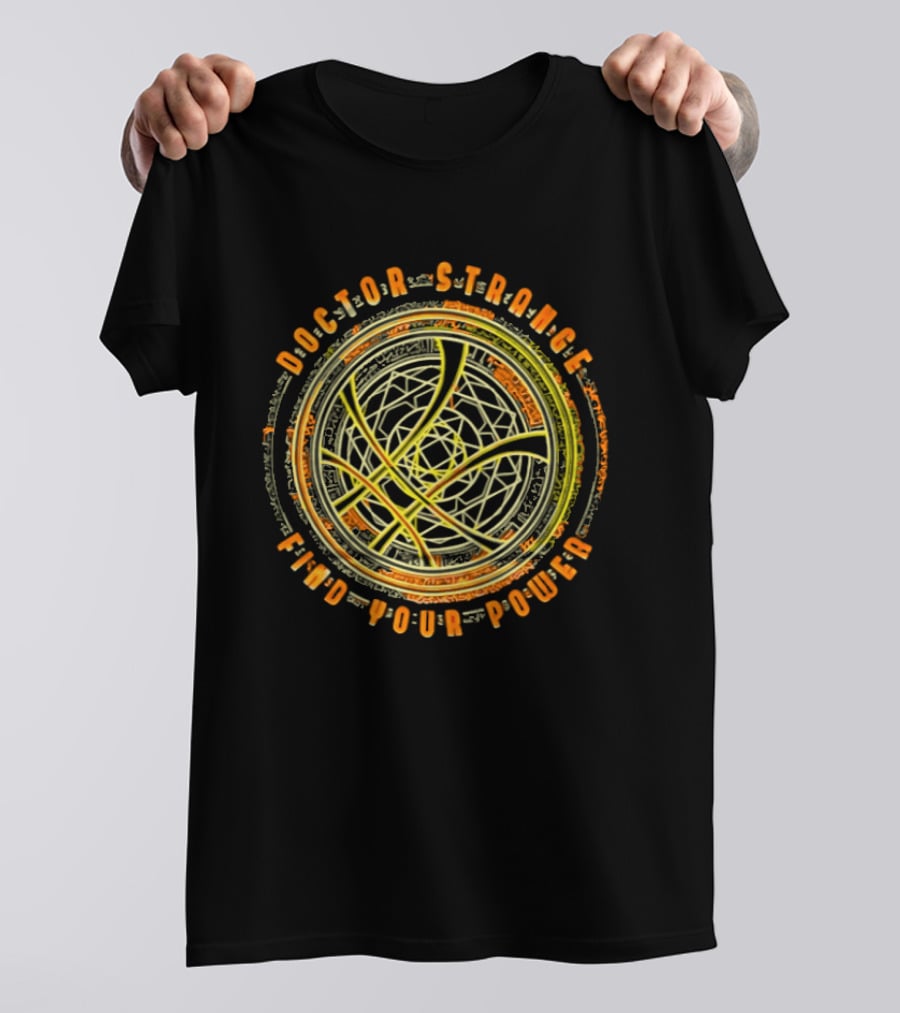 Doctor Strange Find Your Power Mandala Magic Circle T-Shirt