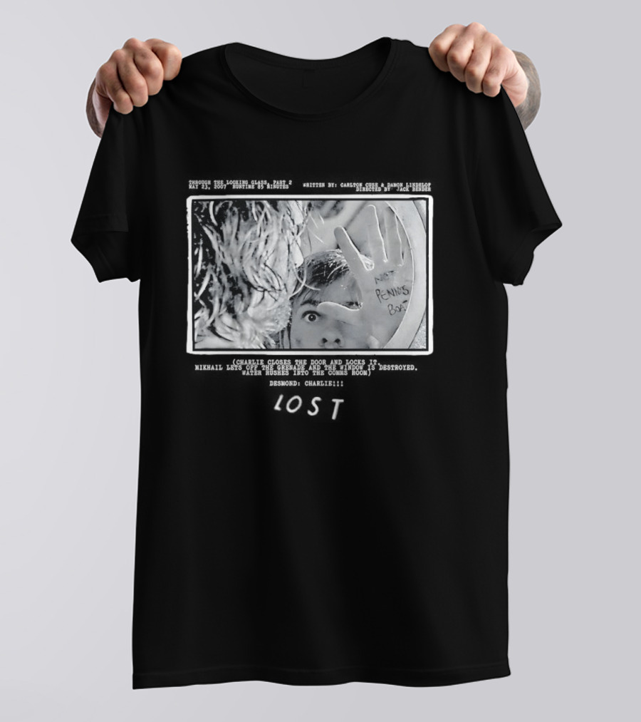 Lost Through The Looking Glass Part 2 Not Pennys Boat Reflection T-Shirt