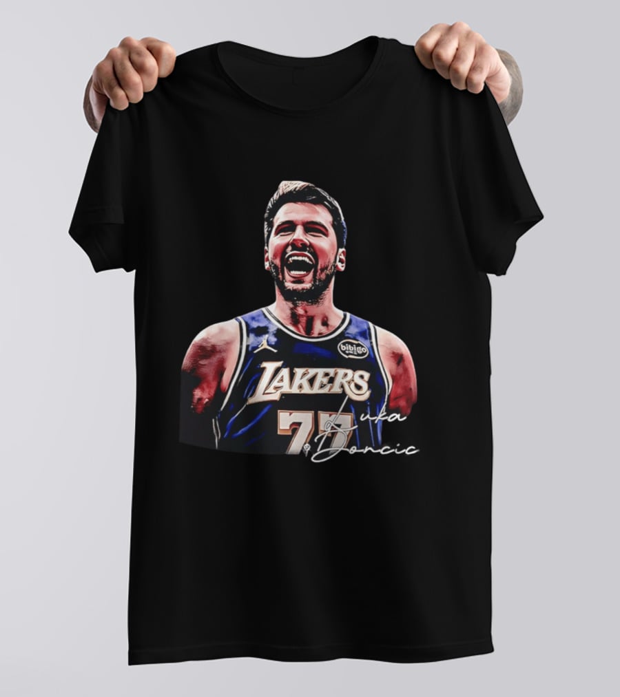 Luka Doncic Number 77 Los Angeles Lakers MVP 2026 T-Shirt