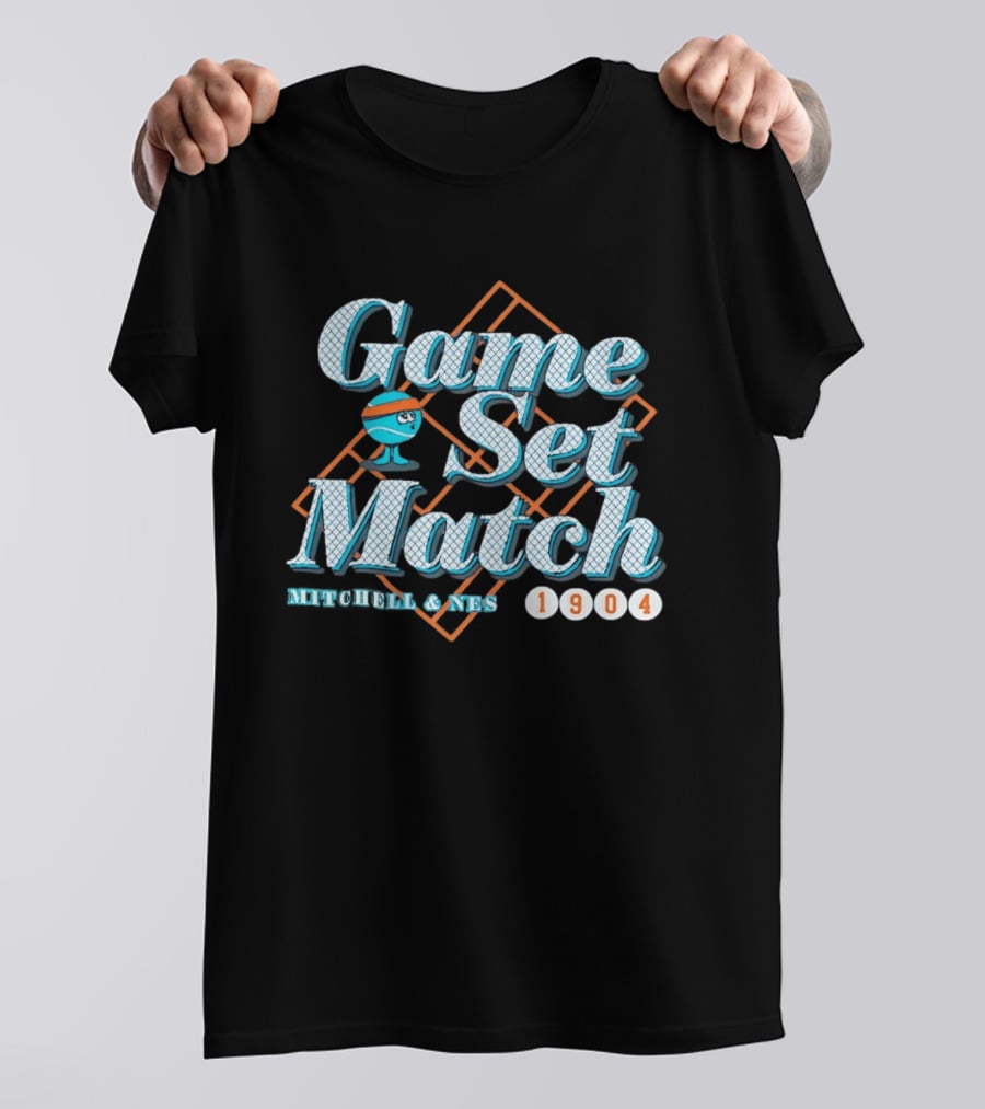 Game Set Match Mitchell & Nes 1904 T-Shirt