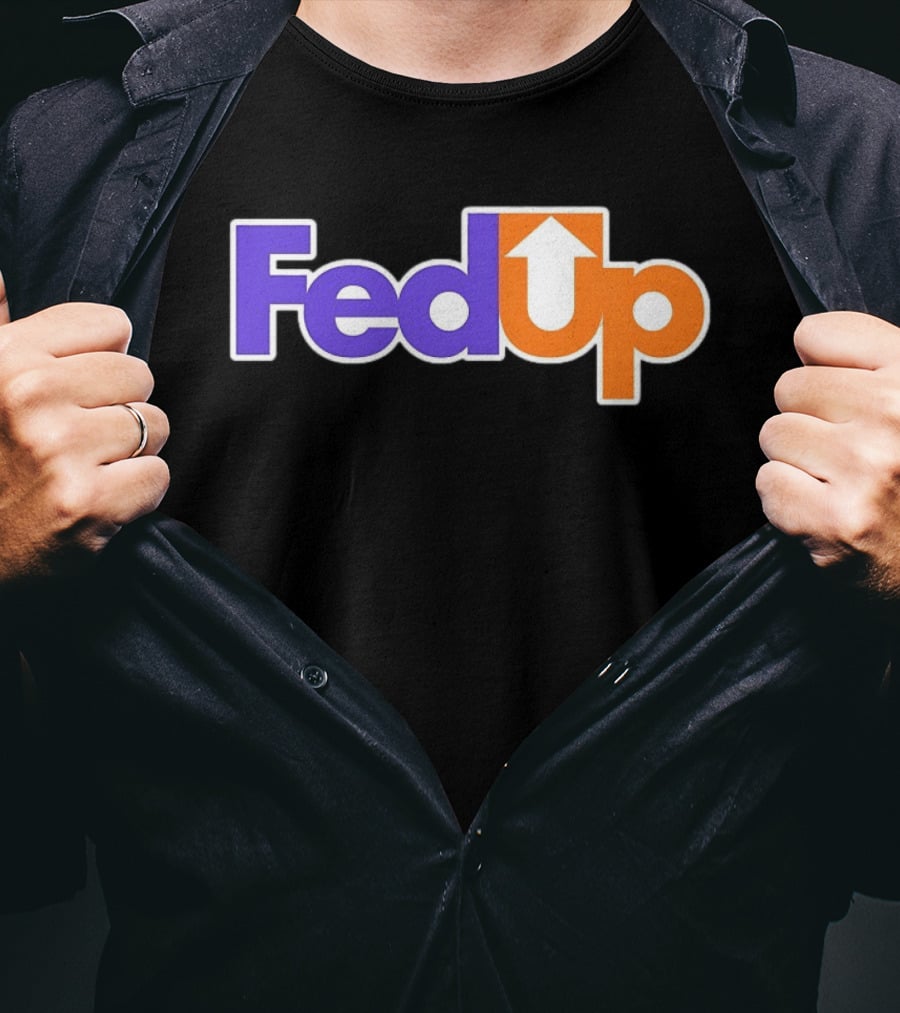 Fed Up Arrow Logo Spoof T-Shirt