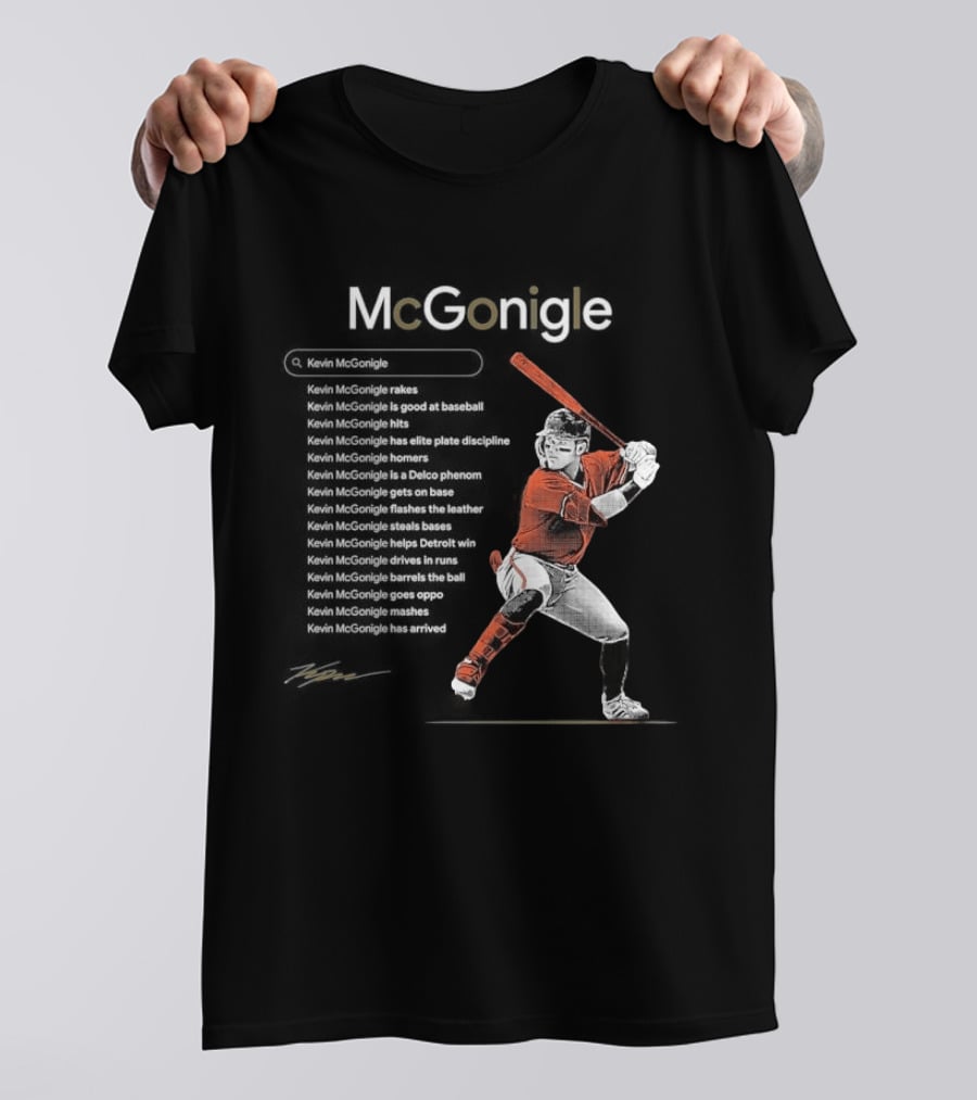 McGonigle Baseball Batting Stance T-Shirt