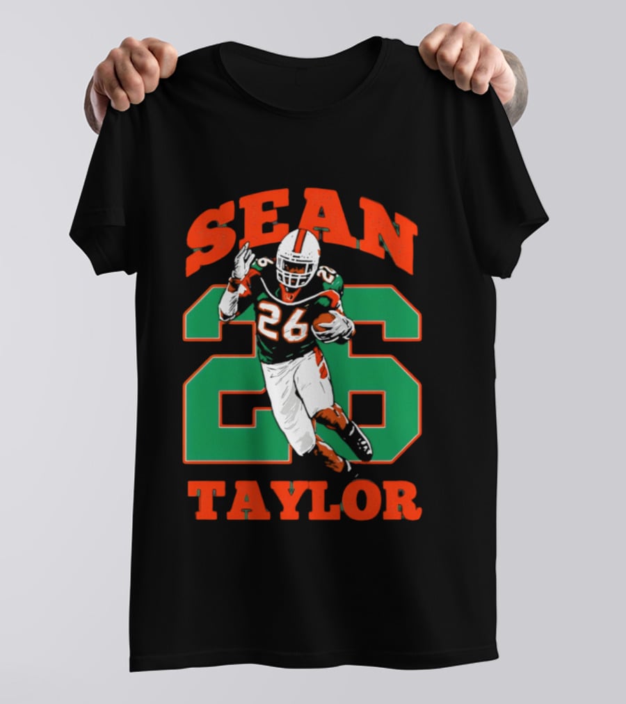 Sean Taylor 26 Miami Hurricanes Football Legend T-Shirt