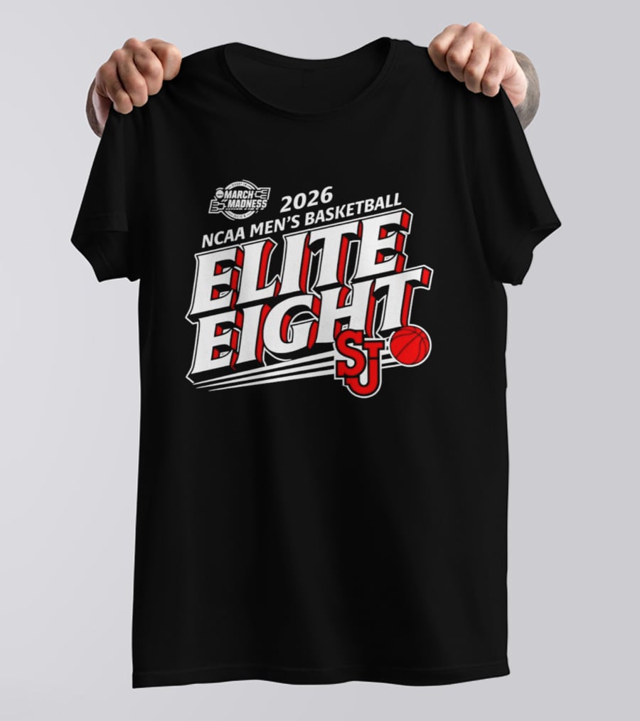 2026 NCAA Men's Basketball Elite Eight SJU T-Shirt