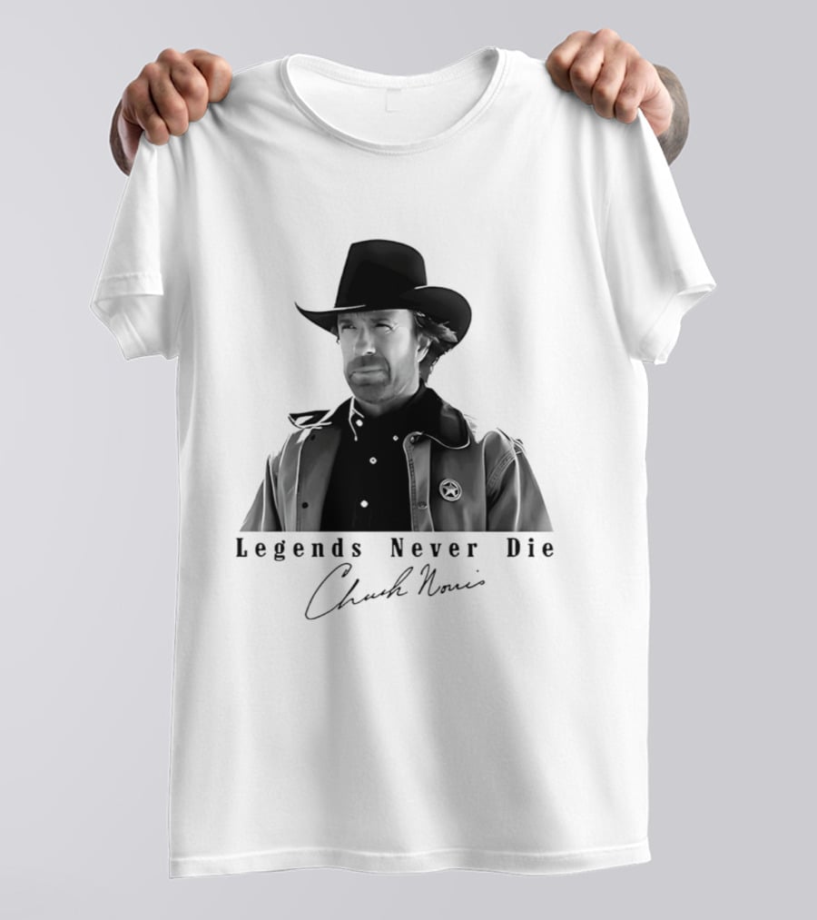 Legends Never Die Chuck Norris 2026 T-Shirt