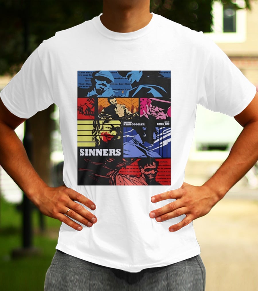 Sinners Ryan Coogler Cowboy Bebop Art By AFS BM T-Shirt